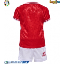 Maglie da calcio Danimarca Prima Maglia Bambino Europei 2024 Manica Corta (+ Pantaloni corti)
